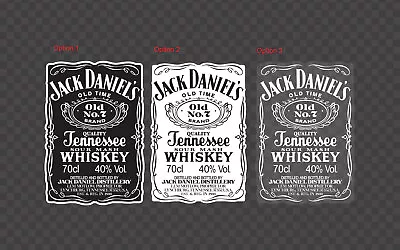 $9.99 • Buy JACK DANIELS Old No 7 Sticker Decal Whiskey Label Car Fridge Bar Wall Door