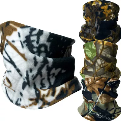 Winter Polar Fleece Ski Face Mask Neck Warmer Gaiter For Cold Weather Camouflage • $3.99