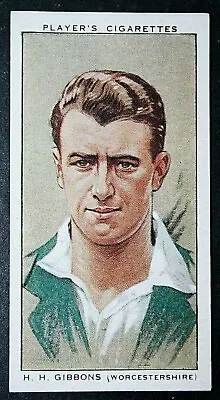 £3.99 • Buy Worcestershire CCC   Gibbons    Vintage Cricket Card  FB21P