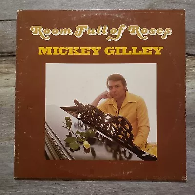 Mickey Gilley - Room Full Of Roses - 1974 - PB 401 - Vinyl Record LP • $6.65