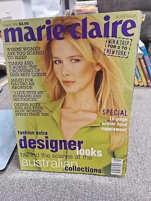 Marie Claire Magazine Australia - August 1996 - Claudia Schiffer • $35