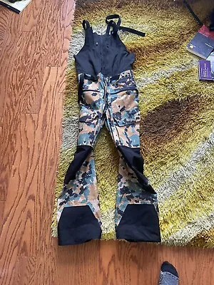 The North Face Summit A-CAD Waterproof FUTURELIGHT Ski Bibs Pants Digi Camo Men • $150