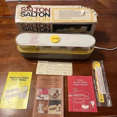 Vintage Salton Thermostat Yogurt  Maker Controlled Makes 1 Quart Model GM-5  • $37.99