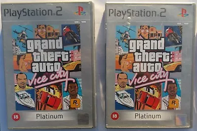 Grand Theft Auto: Vice City PS2 PAL  Complete With Manual & Map  • $16.49