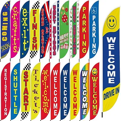 Events And Festivals Outdoor Feather Flag/Swooper Flag HD Print DreamController • $17.99