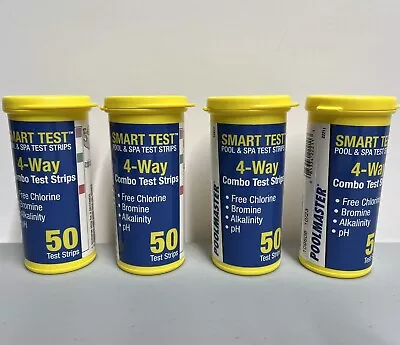 Lot Of 4 Poolmaster Smart Test Strips 4-Way Swimming Pool & Spa 50-count *READ* • $13.93