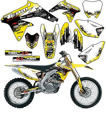 2005-2006 Suzuki Rmz 450 Graphics Kit Decals Stickers Rmz450 Dirtbike Mx Deco • $99.99