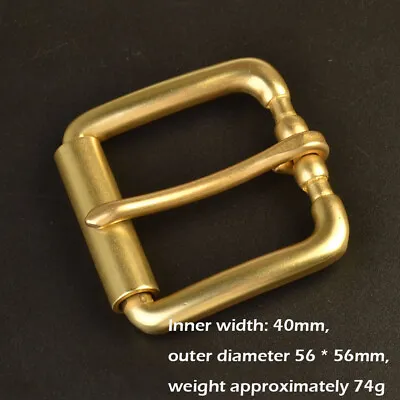 Multi-styles Solid Brass Belt Buckles Tongue Pin Belt Buckle Fit For 1.5 Belt • $10.85