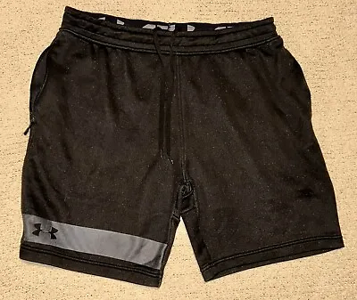 Under Armour Auburn Football Team Issued Workout Black Practice Shorts XL • $12