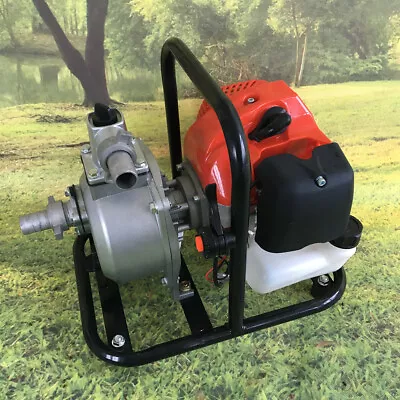 £100 • Buy 1.7HP 2-Stroke 43CC Petrol Water Transfer Pump High Pressure Garden Irrigation