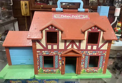 Vtg Fisher Price Little People Play Family Tudor House No. 952 1980 Dollhouse • $24.99