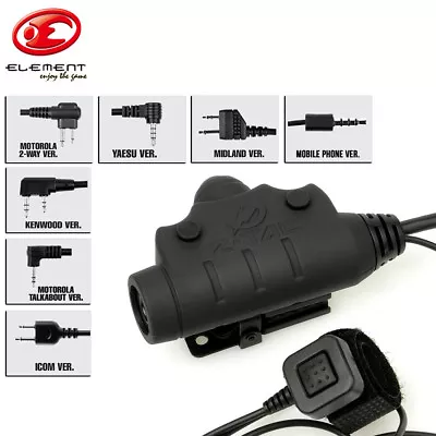 Z Tactical Z115 U94 PTT VERSION Airsoft Style Push To Talk Headset Adapter Radio • $30.99