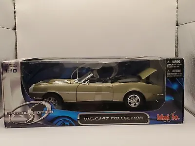 MAISTO 1968 CHEVROLET CAMARO RS/SS 39HBH6 1/18 Diecast Car • $79.99