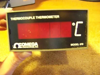 Omega 670 Thermocouple Thermometer For Type S  • $145