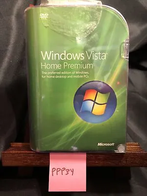 Microsoft Windows Vista Home Premium Full MS WIN 32 Bit DVD! EXCELLENT! FREE S/H • $89.99