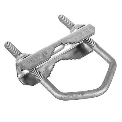 £6.55 • Buy V Bolt Antenna Mast Pole Clamp Mount Jaw Block Anti Corrosion Adjustable Sturdy
