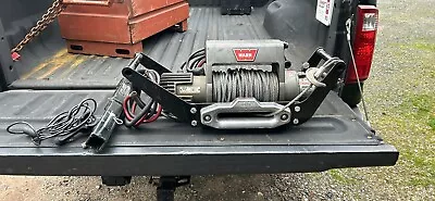 Warn XD9000i Winch W/hitch Mount Remote And Extension • $1300