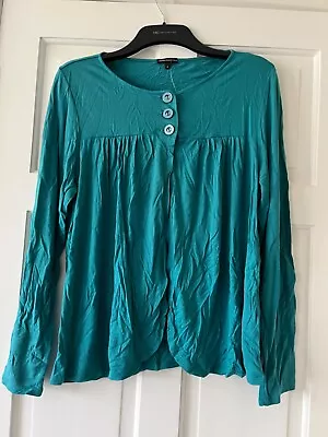 M&S Limited Collection Women's Top/cardigan Size 18 Bnwt New Kingfisher Blue • £5.99