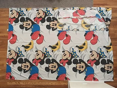 Vintage Disney Mickey/ Minnie Sheet Set Twin 3 Piece USA • $25