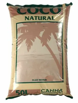 Canna Coco Natural Coir 50L Hydroponic Growing Media Soil • £19.99