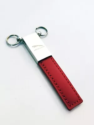 Red Leather Looking Key Holder With Jaguar Logo In Designer Style  • $9.95