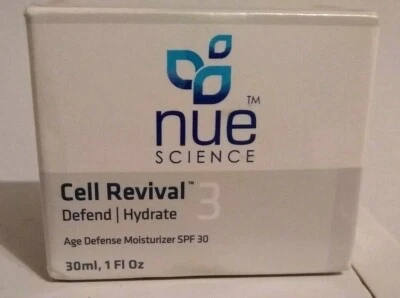 $4.99 • Buy Nue Science Cell Revival 3 Defend/hydrate 1 Oz Age Defense Moisturizer ~ Sealed