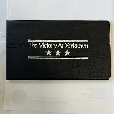 The Victory At Yorktown Official Medalist First Day Cover Medal Stamp 1981 • $15