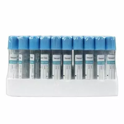 Medical Grade Coagulation Tubes - Sterile Buffered Sodium Citrate 100 Pack • $28.19