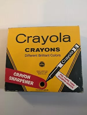 Vintage Crayola Crayon 64 Count Sharpener Box  • $13.97