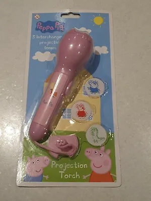 £8.49 • Buy Peppa Pig Torch With 3 Interchangeable Projection Lenses ~ Ideal Gift ~