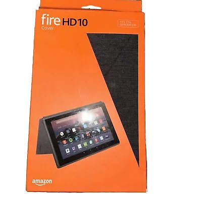 Amazon Folio Case For Fire HD 10 (7th & 9th Generation) - Charcoal Black • $16.72