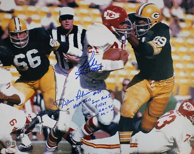 Dave Robinson & Mike Garrett Signed 16x20 Photo Super Bowl 1 Beckett BAS 33417 • $179.99