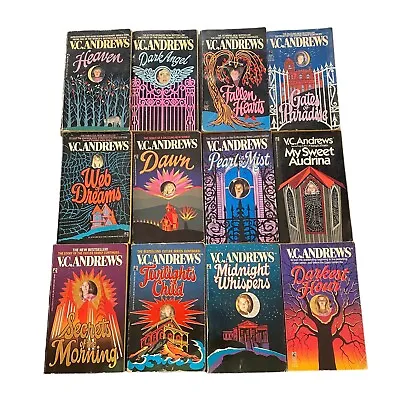 $14.95 • Buy Lot Of 12 V. C. Andrews Gothic Horror Suspense Novels Casteel Cutler Landry PB