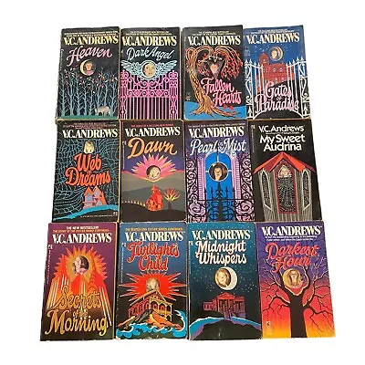 $14.95 • Buy Lot Of 12 V. C. Andrews Gothic Horror Suspense Novels Casteel Cutler Landry PB
