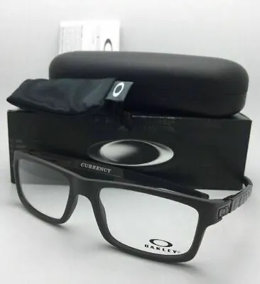 New OAKLEY Eyeglasses CURRENCY OX8026-0254 54-17 Flint Satin Brown-Grey Frame • $249.99