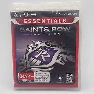 Saints Row The Third - Playstation 3 (PS3) Complete With Manual (FREE POSTAGE) • $7.50