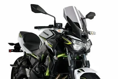 Puig Naked Touring Screen Windshield Light Smoke Kawasaki Z 650 2020 - 2024 • £133