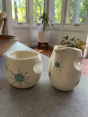 Franciscan Earthenware MCM Atomic Starburst Sugar And Creamer Set (no Lid) • $26.80