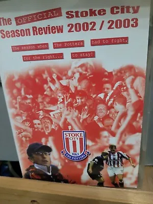 £20 • Buy Stoke City The Official Seasson Review 2002-2003 Dvd