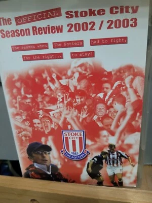 £20 • Buy Stoke City The Official Seasson Review 2002-2003 Dvd
