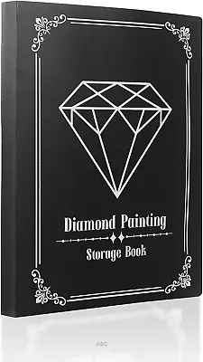 A3 Diamond Painting Portfolio Case – 60 Pockets Storage Book Art Organizer Blac • £21.25