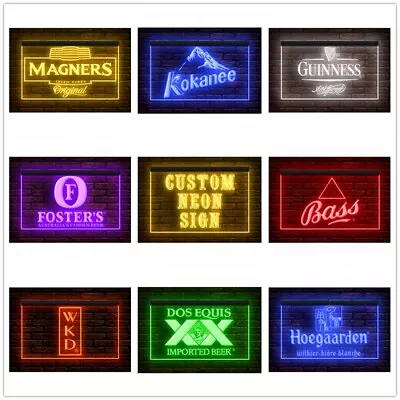 270106 Beer Bar Pub Cafe Shop Happy Hour Personalized Custom Neon Sign Display • $203.49