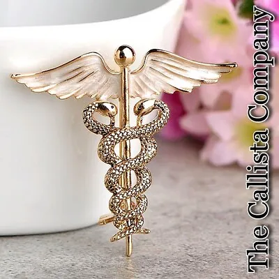 Caduceus Lapel Pin Medical Symbol For Medical Professionals Doctors Nurses Etc • $14.88