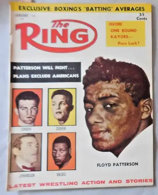 $10 • Buy Floyd Patterson - January 1959 The RING Magazine Ex