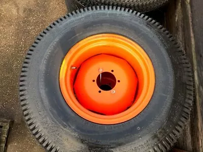 £350 • Buy 355/80-D20 Tractor Tyre And Wheel For Compact Tractors, Bridgestone 355/80-20
