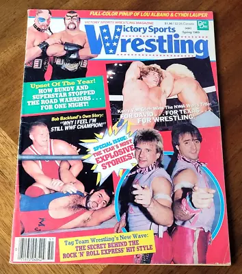 Vintage Sping 1985 Victory Sports Wrestling Magazine Von Erich Def. Flair Good • $12.48