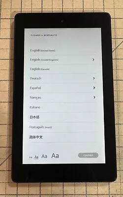 Amazon Fire HD 7 (9th Gen.) - M8S26G - Black - WiFi - 16GB - 7 In - WORKS GREAT • $34.99