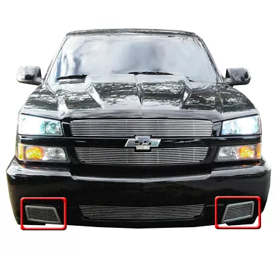 03-06 Chevy Silverado 1500 Ss Front Side Bumper Billet Grille Grill Insert 04 05 • $31.95