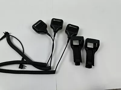 LOT Of 3 Motorola HKLN4606A Shoulder Speaker Mic For RMM2050 RMV2080 RDV5100✔✔ • $75