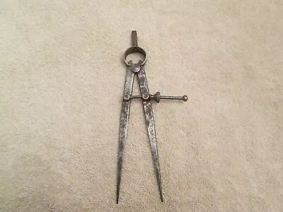 VINTAGE UNION TOOL CO. 8 INCH DIVIDER / COMPASS Made In USA • $10